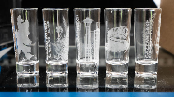 Bainbridge Island Shot Glasses