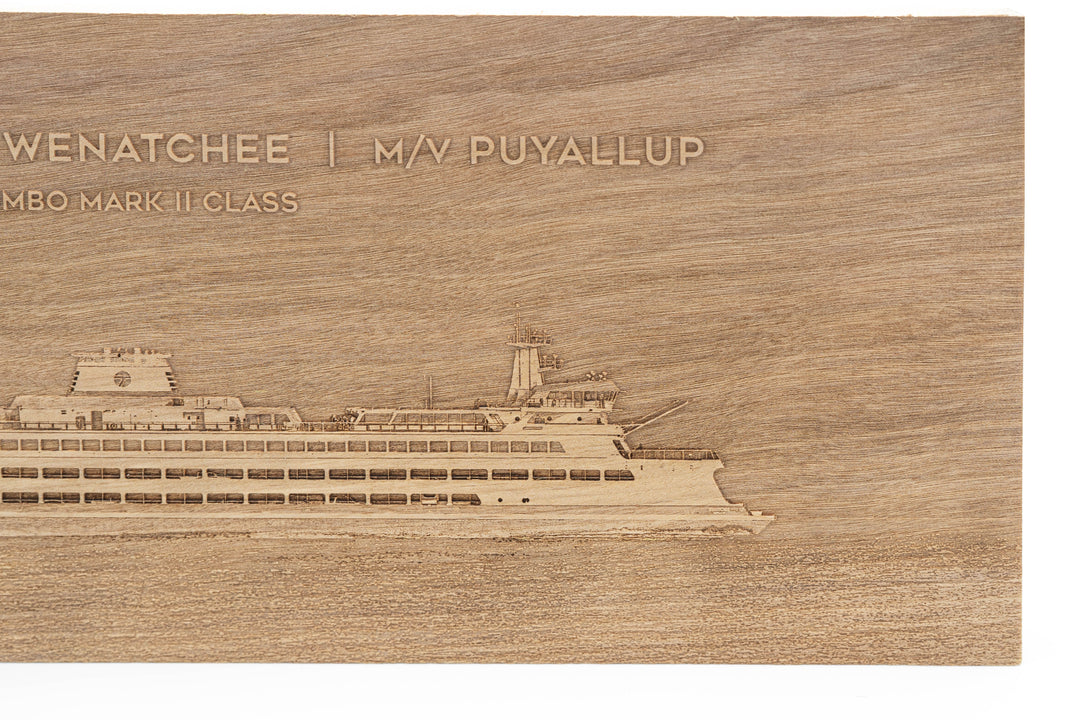 Engraved Washington State Ferry - Jumbo MK 2 Class