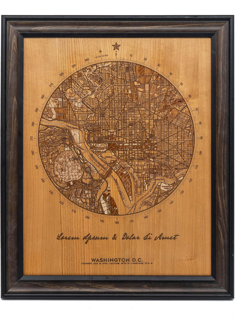 Walla Walla - Washington Engraved Map Bottle with Bamboo Top in Matte —  JACE Maps