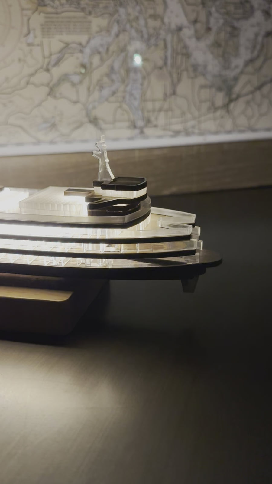 Custom Illuminated and Animated Nautical Chart – Alpha Channel Design